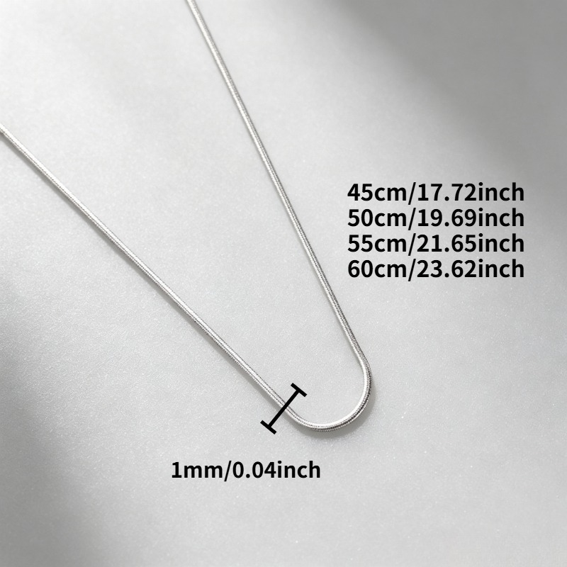 Stainless Steel Ultra-fine Snake Chain, Minimalist Accessory